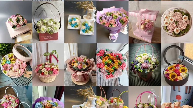 Зефирная флористика Зефир в молдах