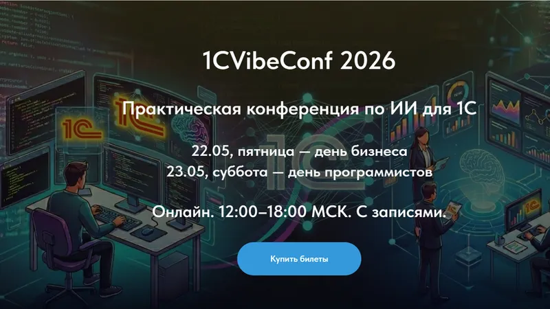 1CVibeConf 2026 - Практическая конференция по ИИ для 1С