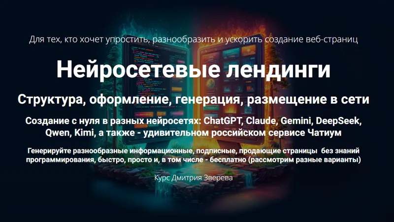 Нейросетевые лендинги