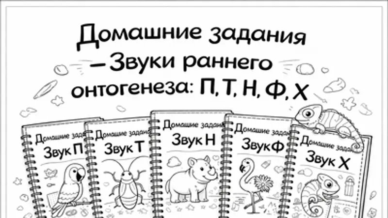 Домашние задания. Звуки раннего онтогенеза. 2 часть
