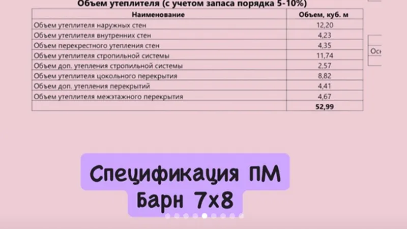 Проектная документация Барн 7х8