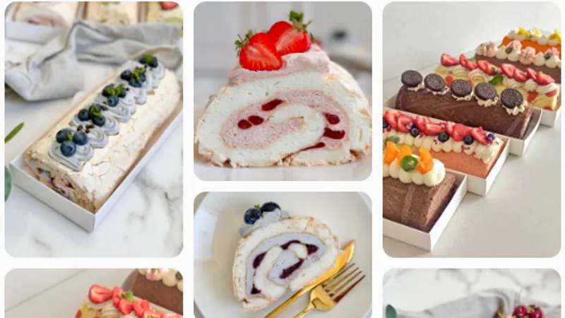 Меренговые и бисквитные рулеты