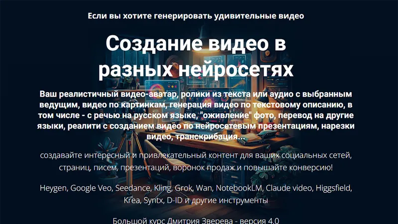 Создание видео в разных нейросетях 4.0
