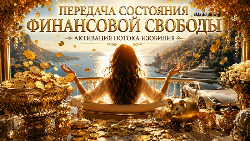 Передача состояния финансовой свободы. Активация потока изобилия