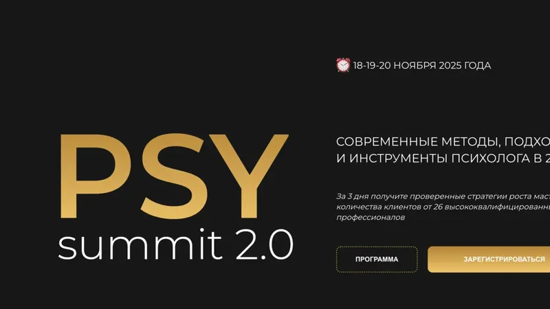 Конференция PSY Sammit 2.0