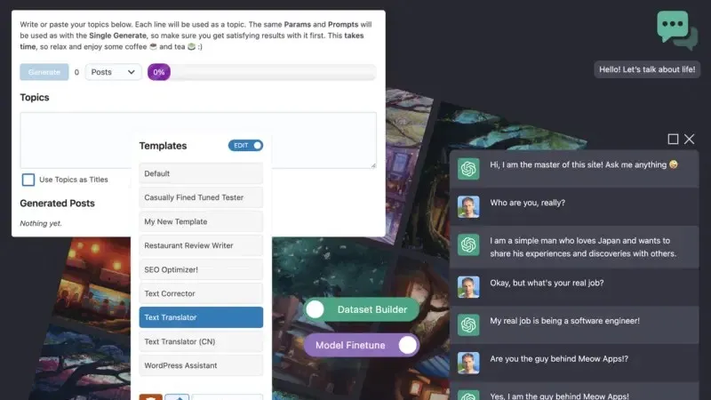 Meow Apps - AI Engine — усильте свой WordPress с помощью ИИ