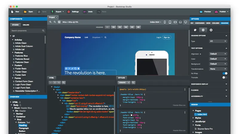 Bootstrap Studio 8.0.1