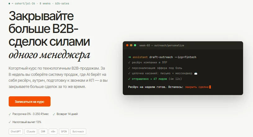 Обложка курса