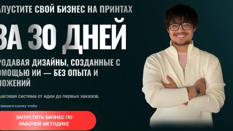 Запустите свой бизнес на принтах за 30 дней