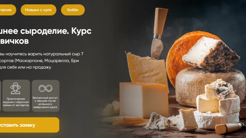 Домашнее сыроделие. Курс для новичков