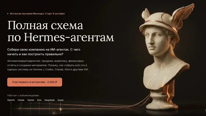 Полная схема по Hermes-агентам