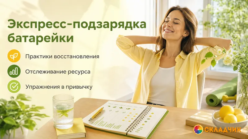 Экспресс-подзарядка батарейки