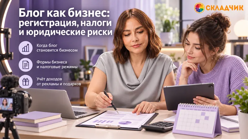 Блог как бизнес: регистрация, налоги и юридические риски