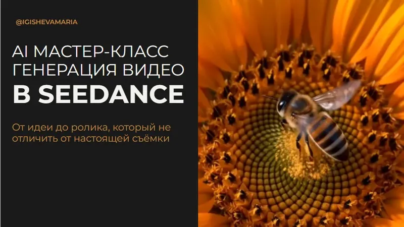 AI МК генерация видео в Seedance