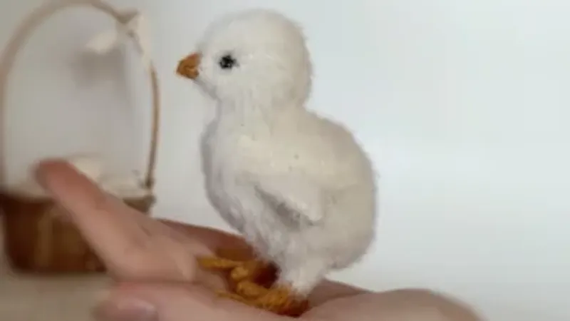 Цыпленок спицами