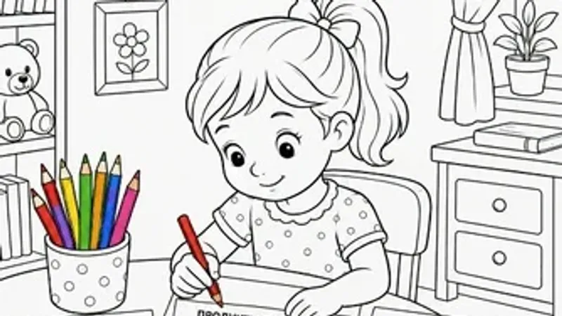 Логопедические раскраски. Лексические темы