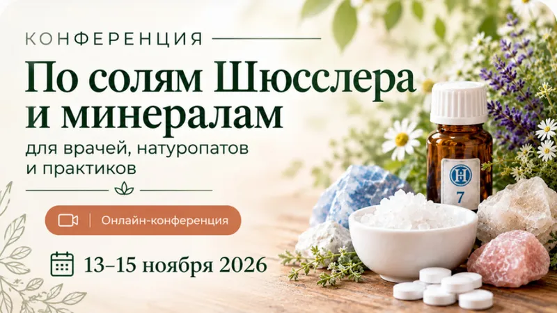 Конференция по солям Шюсслера и минералам