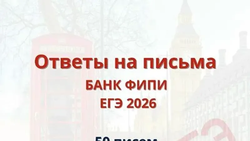 Готовые письма ЕГЭ