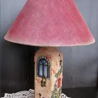 Авторский светильник «Старый домик»