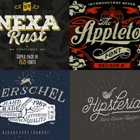 20 новых самых продаваемых шрифтов