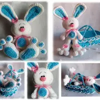 МК по вязанию игрушек. Заинька