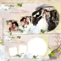 Макет свадебной фотокниги - Симфония любви