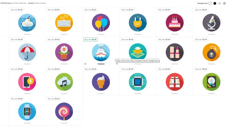 Набор 8 Premium Flat Design вектор, графики, презентаций
