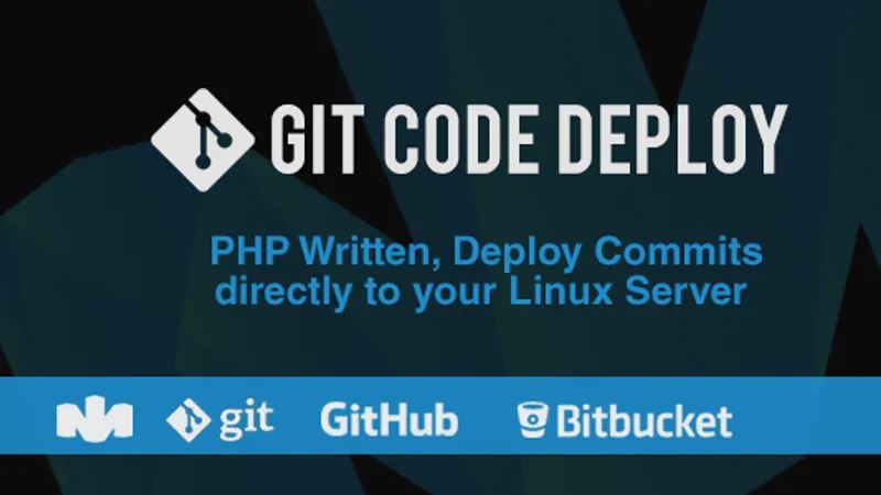 Easy GIT Code Deploy для Пуша вашего кода из гита на сервер
