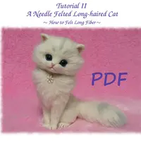 Умопомрачительная валяная кошечка