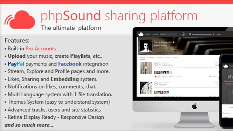 CloudSound Audio Sharing Platform Платформа по обмену аудио
