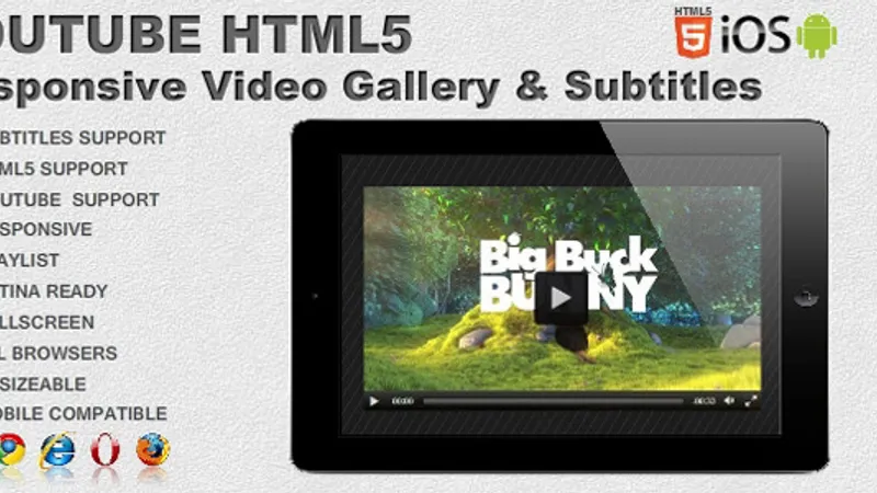 Responsive Video Gallery Youtube