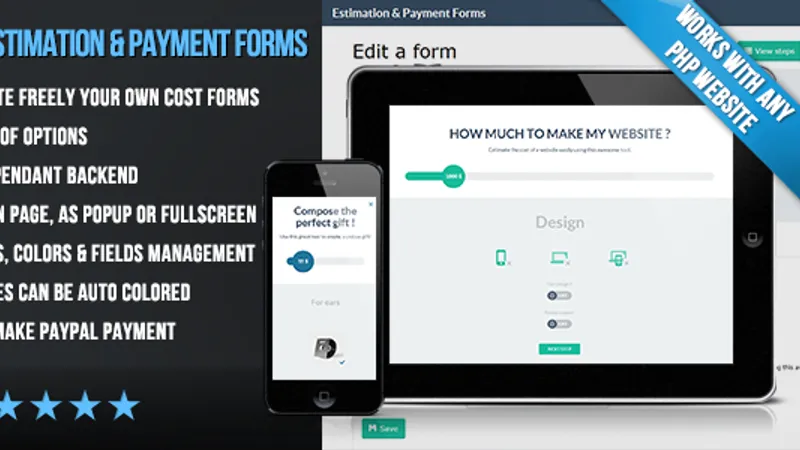 PHP Flat Estimation & Payment Forms - повышение конверсии лэндингов