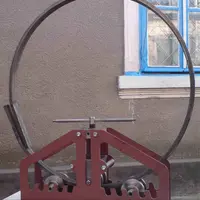 Чертежи профессионального трехвалкового трубогиба ручного привода