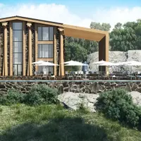 Архитектурная визуализация. Дом шале