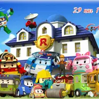 Клипарт Робокар Поли и его друзья