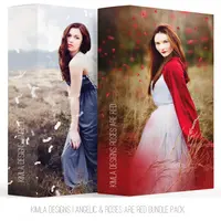 Red Roses & Angelic Photo Overlays