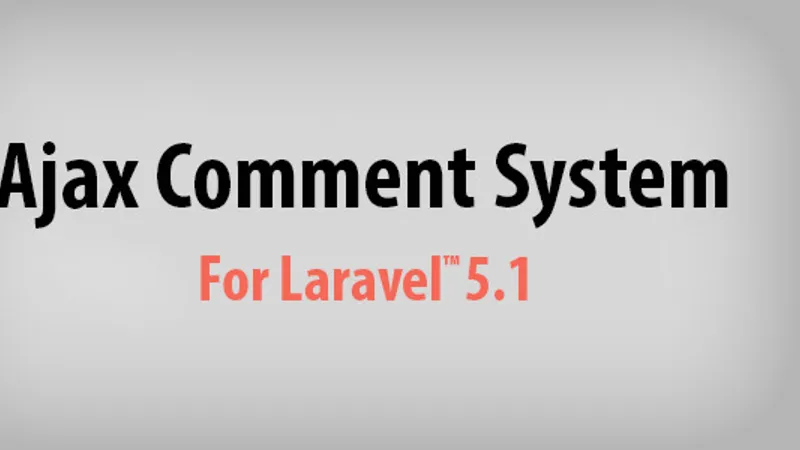 Ajax Comment System for Laravel - система комментариев для Laravel