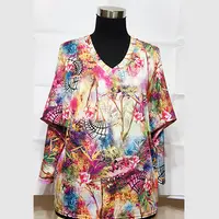 Блуза "летучая мышь" из трикотажа