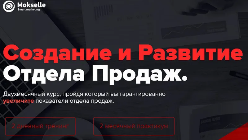 Создание и развитие отдела продаж + много бонусов
