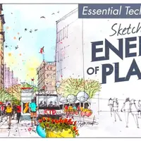 Техники скетчинга: Изображение динамики городской среды