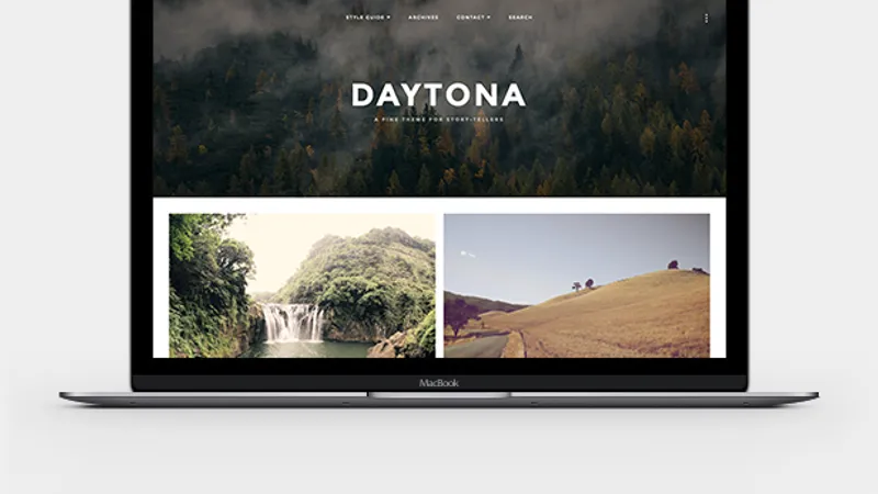 Daytona - A Fine Responsive Blog Theme